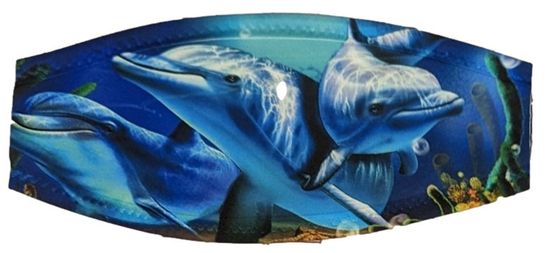 Dive Buddy Originals Mask Strap Covers with Colorful Sublimated Pictures that will Never Fade or Wash Out
