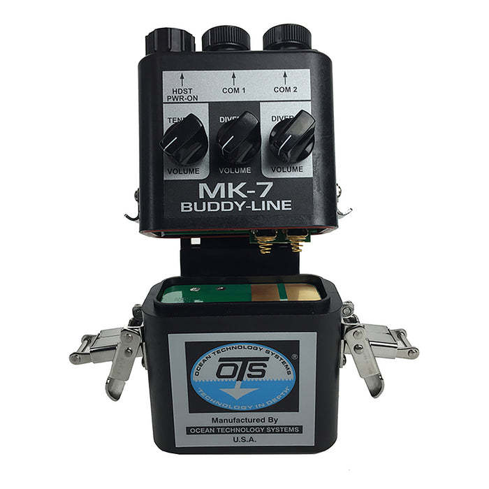 Ocean Technology Systems MK-7 BuddyLine Portable Two-Diver Air Intercom – 4-Wire System with Deluxe Headset