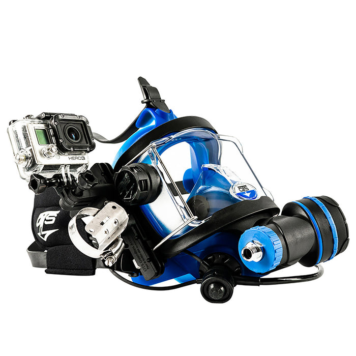 Ocean Technology Systems GoPro & Light Combination Mount for Accessory Rail System – Dual Mount for Cameras and Dive Lights