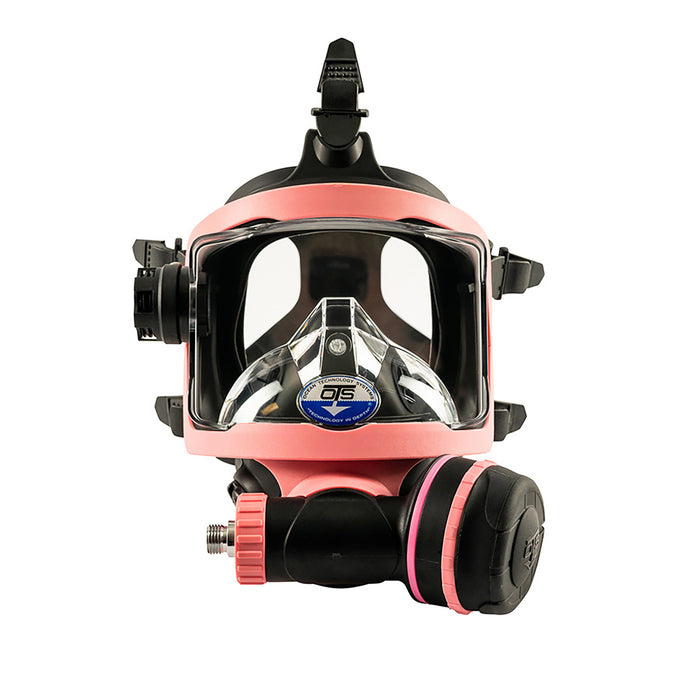 Ocean Technology Systems Guardian Full Face Mask 1.1 with ABV-1, LP Hose & Mask Bag - Rugged Dive Mask with Removable 2nd Stage & Fog-Free Visor