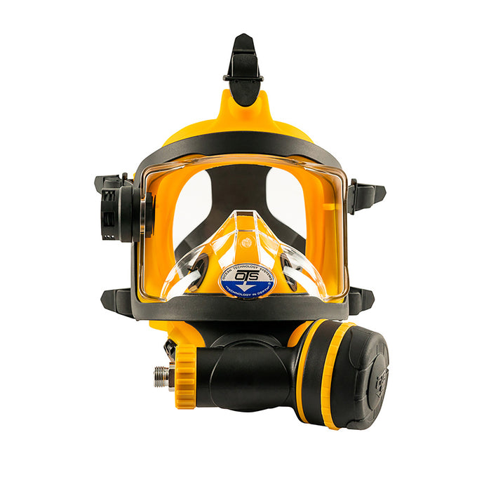 Ocean Technology Systems Guardian Full Face Mask 1.1 with ABV-1, LP Hose & Mask Bag - Rugged Dive Mask with Removable 2nd Stage & Fog-Free Visor