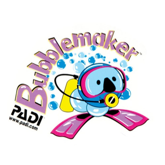 PADI Bubblemaker Decal