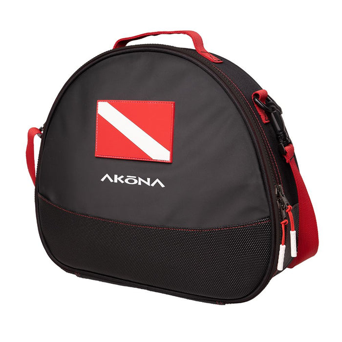 Akona Pro Regulator Storage Bag Dive Flag, Red/Black
