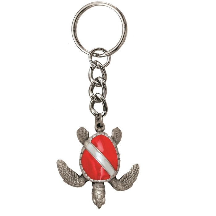 Innovative Scuba Concepts Pewter Keychain