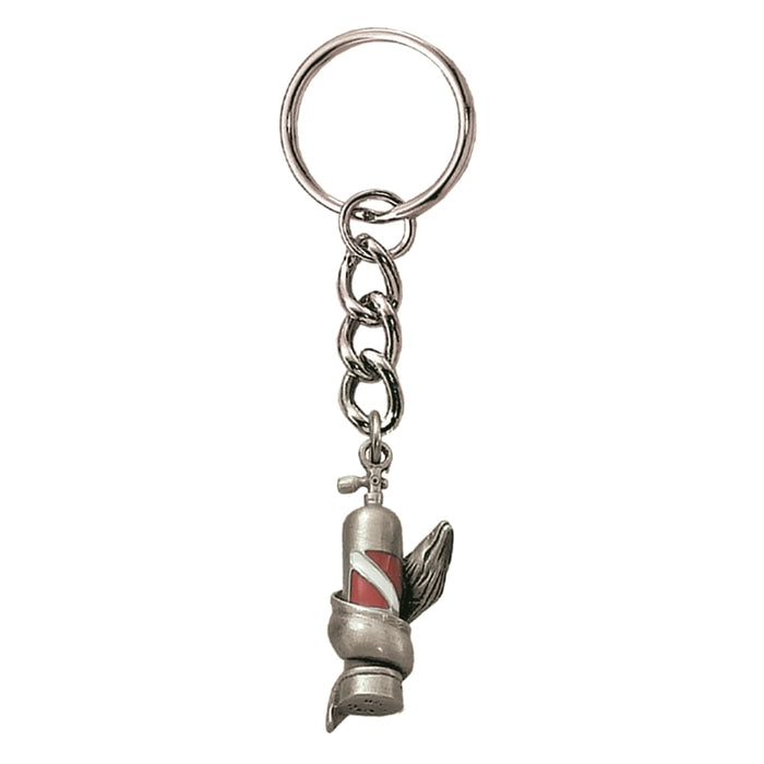 Innovative Scuba Concepts Pewter Keychain