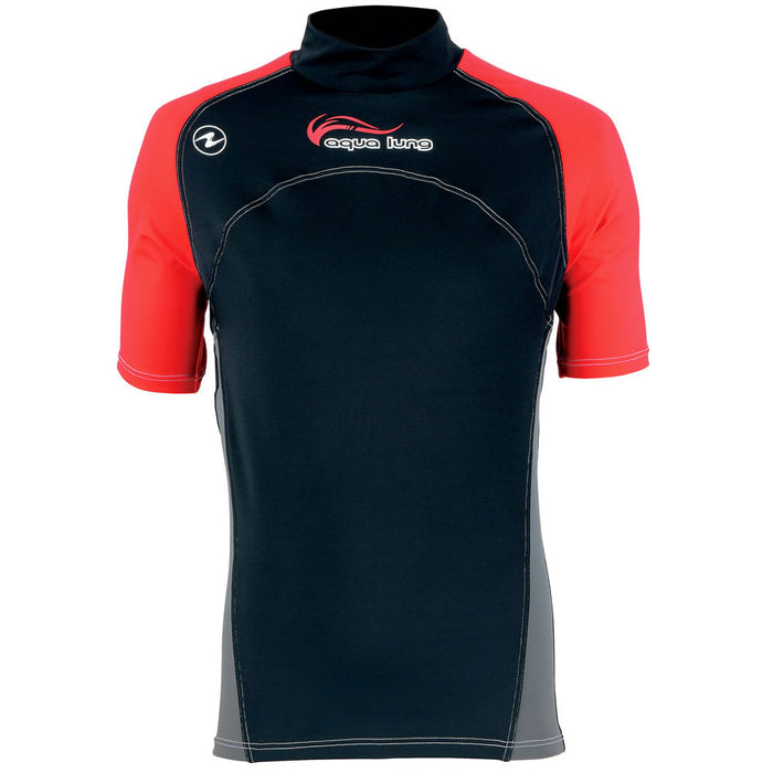 Aqua Lung Men's Short Sleves Athletic Fit Rashguards