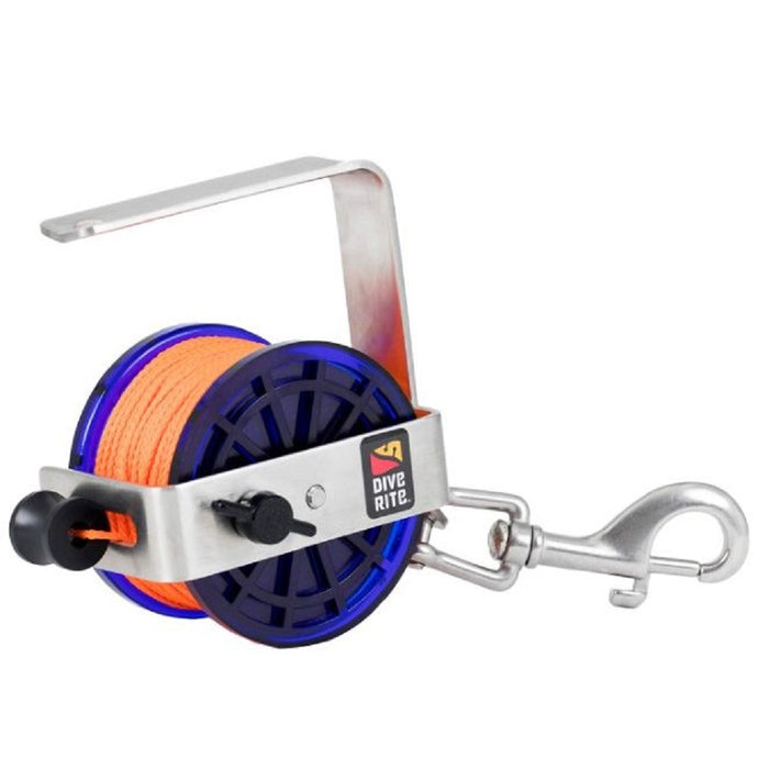 Dive Rite Safety 140' #24 Line Orange Line w/ Shackle Snap