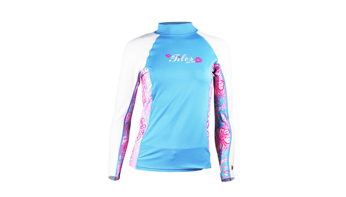 Tilos Women's 6oz Anti-UV Long Sleeve Rash Guard (RGW418)