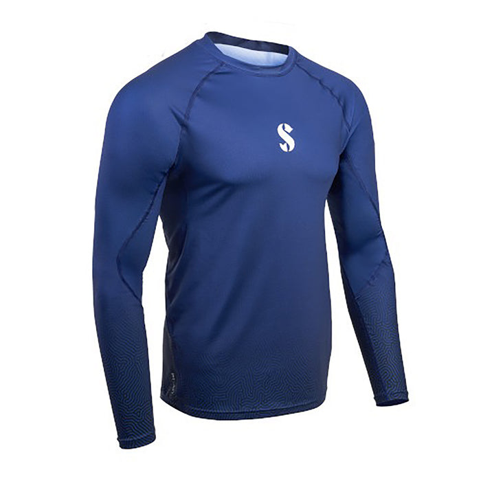 Scubapro Men’s T-Flex Marine Long Sleeve Rash Guard – UPF 50, Recycled Fabric, Ultra-Stretch Performance