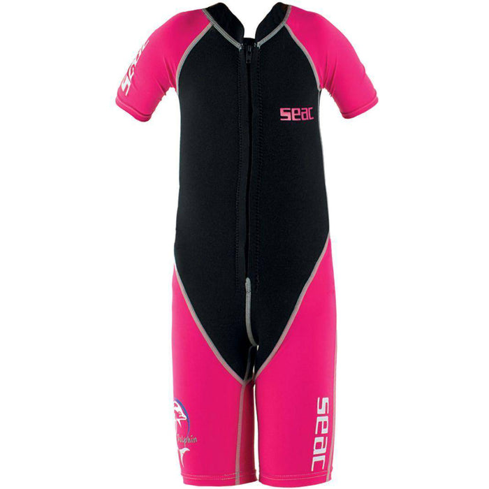 SEAC Dolphin Kids 1.5mm Neoprene Shorty Wetsuit for Swimming Snorkelling