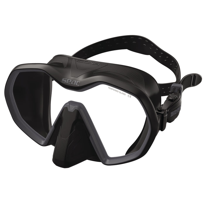 SEAC Icona Frameless Single Lens Mask for Scuba Diving