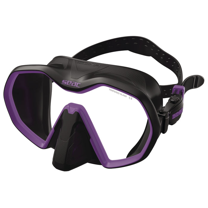 SEAC Icona Frameless Single Lens Mask for Scuba Diving