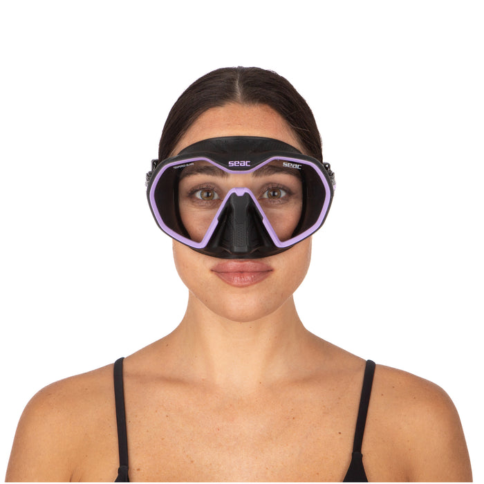 SEAC Icona Frameless Single Lens Mask for Scuba Diving