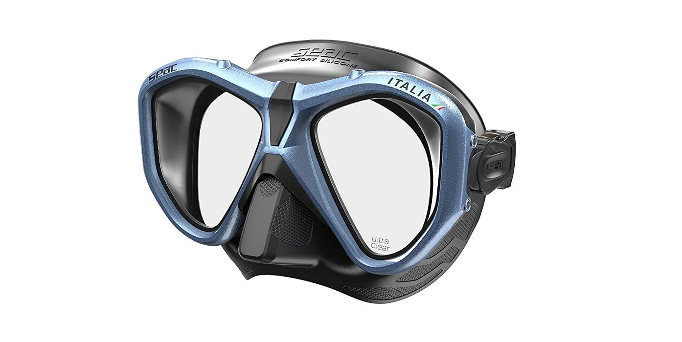 SEAC Italia Dual lens Scuba Diving Snorkeling Mask