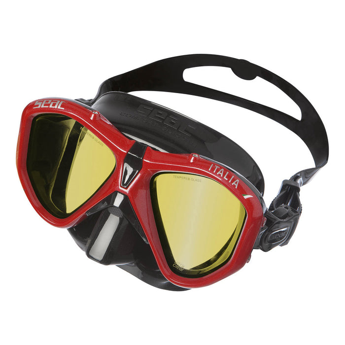 SEAC Italia Dual lens Scuba Diving Snorkeling Mask