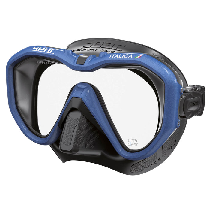 SEAC Italica Mono Lens Scuba Diving Snorkeling Mask