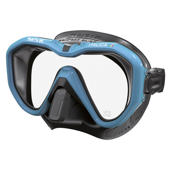 SEAC Italica Mono Lens Scuba Diving Snorkeling Mask