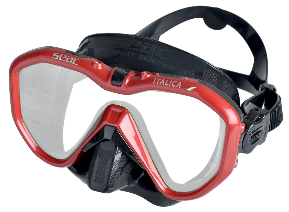 SEAC Italica Mono Lens Scuba Diving Snorkeling Mask