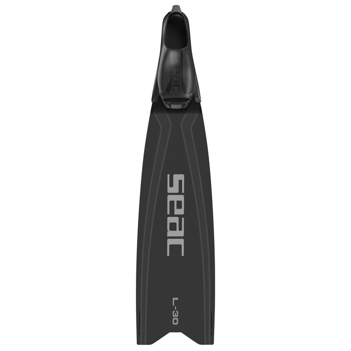 SEAC L-30 Freediving & Spearfishing Long Fins - High-Performance Technopolymer Blade, Comfortable Foot Pocket, 30° Angle Design