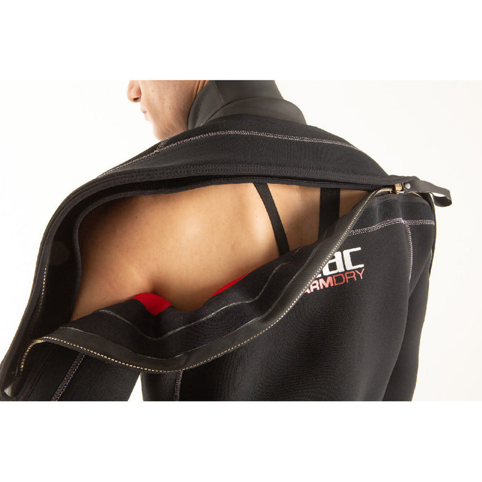 SEAC Warm Dry 4mm Neoprene Drysuit for Men with Semi-Rigid Boots & Pockets