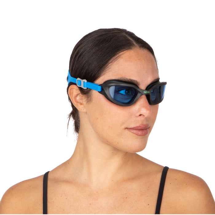 SEAC Mood Swimming Goggles – Anti-Fog, Scratch-Resistant, Comfortable Fit for Indoor Swimming
