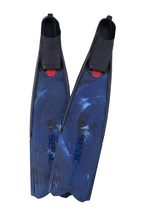 SEAC Motus Camo Long Soft Powerful Freediving Spearfishing Fins