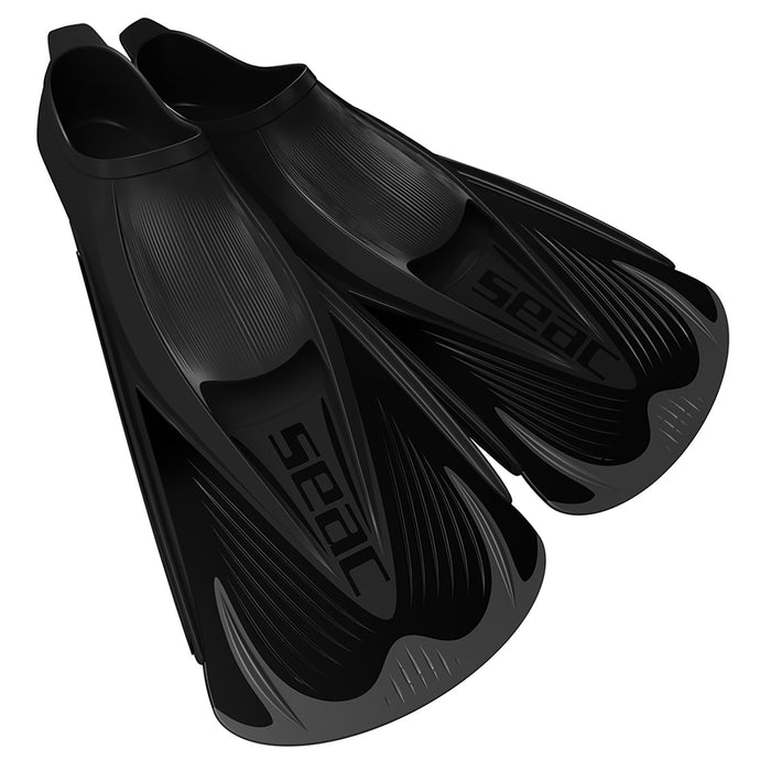 SEAC Speed-S Short Training Swim Fins for Pool & Snorkeling, Closed-Foot Ergonomic Flippers for Adults & Kids