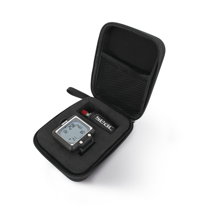 SEAC Tablet Dive Computer + LED Tank Probe Transmitter Set – Multi-Gas with Bühlmann ZHL-16C, Wireless Air Integration & EVA Travel Case