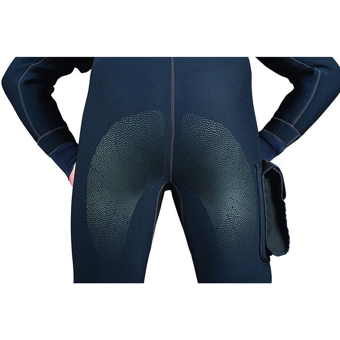 SEAC Warm Dry 4mm Neoprene Drysuit for Women with Semi-Rigid Boots & Pockets