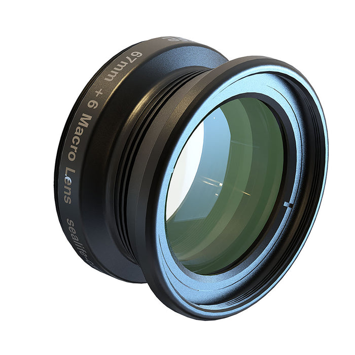 SeaLife SportDiver 67mm +6 Macro Lens – Close-Up Lens for SL081 Adapter & 67mm Thread Mount Housings, Multi-Coated Optics, 200ft/60m Rated