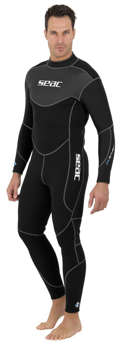 SEAC Sense Black Men's One-Piece Wetsuit