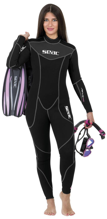 SEAC Sense Black Women's One-Piece Wetsuit