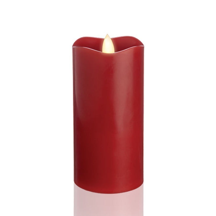 Delighted Home Flickering Flameless Candle 4 and 6-hour Timer Battery Operated Dancing LED Wax Pillar Candle