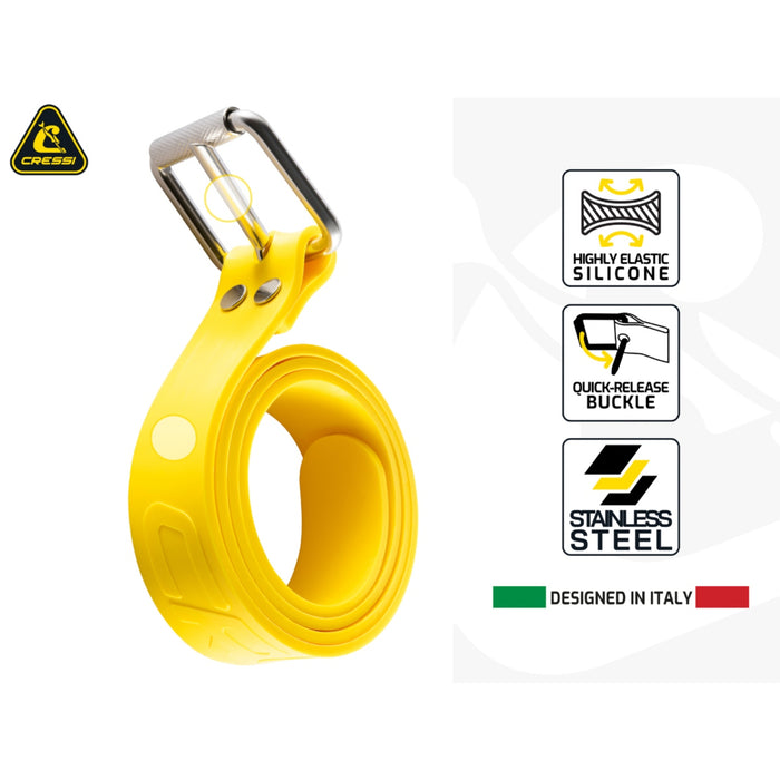 Cressi Serpent Silicone Weight Belt for Freediving & Spearfishing