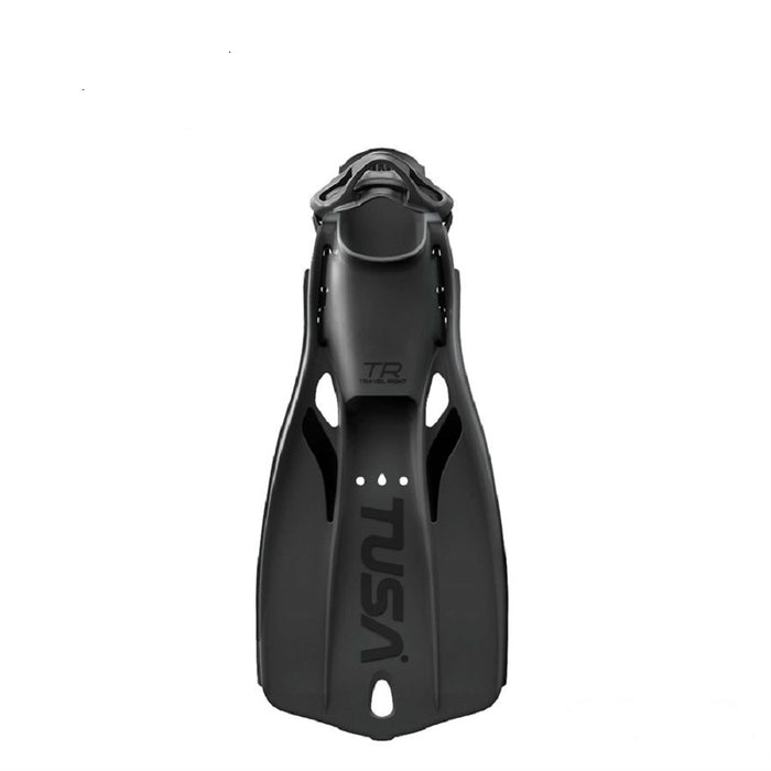 Tusa Travel Right Lightweight Snorkeling & Diving Fins – Compact, Barefoot Design with Bungee Strap for Travel