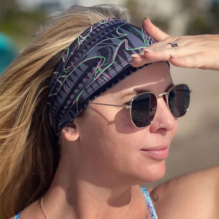 Spacefish Army Eco-Friendly Scuba Headband – Recycled Polyester, SPF 50+, Quick-Dry, One Size Fits Most