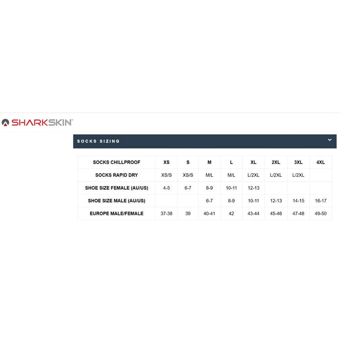 Sharkskin Chillproof Socks – Warm & Dry for Watersports