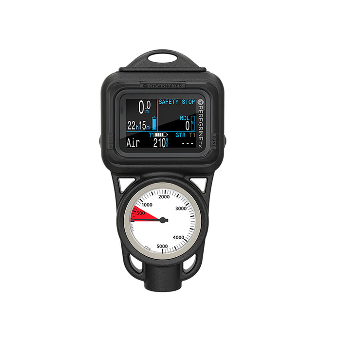 Shearwater Peregrine TX Console (PSI) – Air Integrated Dive Computer with SPG, Full-Color Display & Digital Compass