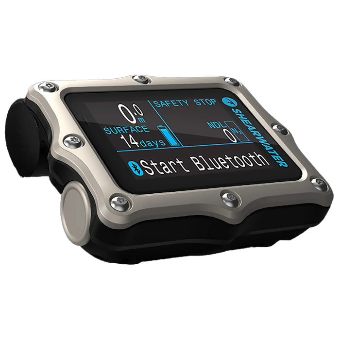 Shearwater Perdix 2 Dive Computer - Expedition-Grade Technical & Recreational Computer with Air Integration, Titanium Bezel, Vibration Alerts, AA Battery