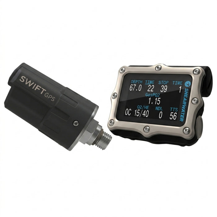 Shearwater Perdix 2 Dive Computer w/ Swift GPS, Air Integrated