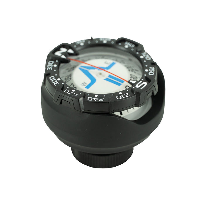 Sherwood HSC-07 Hose Mount Dive Compass – Underwater Navigation Compass, Flexible Hose-Mounted Design, Reliable Directional Compass for Scuba Diving & Snorkeling