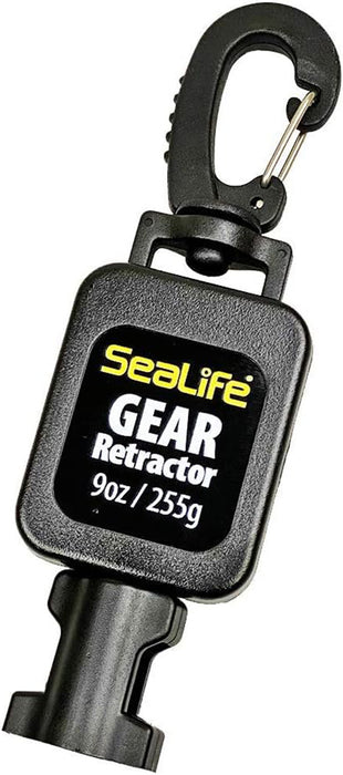 Sealife Compact Underwater Retractor 9 oz. retraction Force; 32” Maximum Length. Holds Mini Lights, Micro Series and RM-4K Cameras