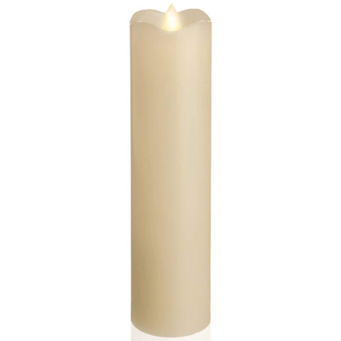 Delighted Home Flickering Flameless Candle 4 and 6-hour Timer Battery Operated Dancing LED Wax Pillar Candle