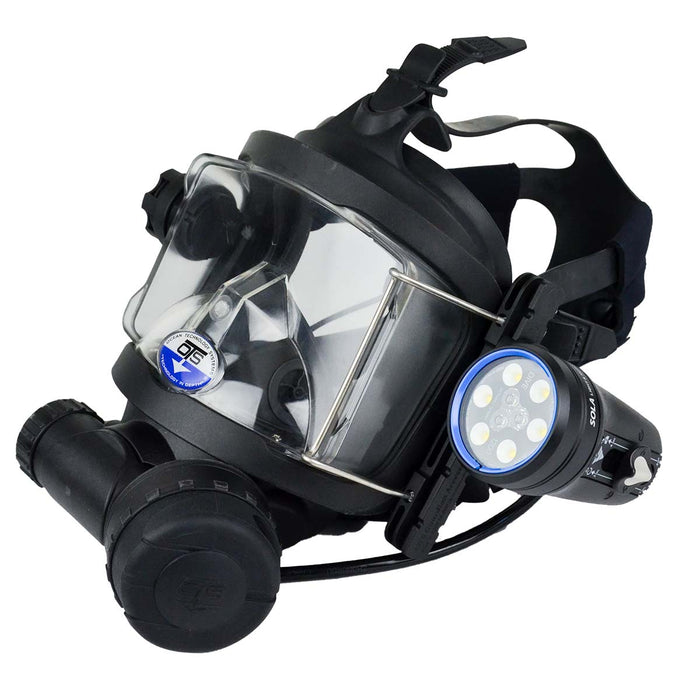 Ocean Technology Systems GFFM Accessory Rail Light System with SOLA 1200 (1200 Lumens, Spot & Flood Beam Patterns, Battery & Charger)