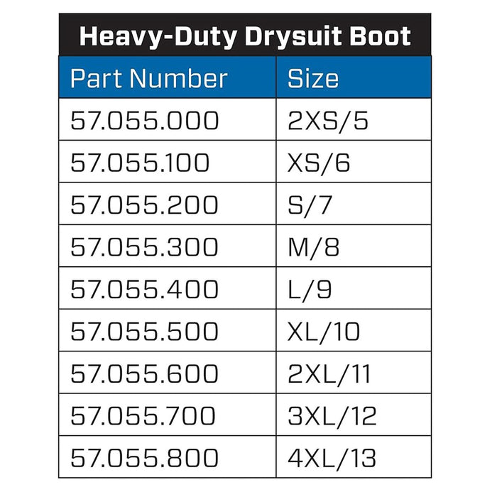 Scubapro 6.5mm Heavy Duty Diving Boots, Black