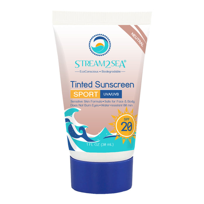 Stream2Sea Tinted Sunscreen SPF 20 1 oz