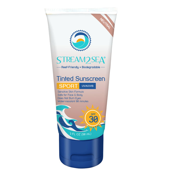 Stream2Sea Tinted Sunscreen SPF 30 3 oz