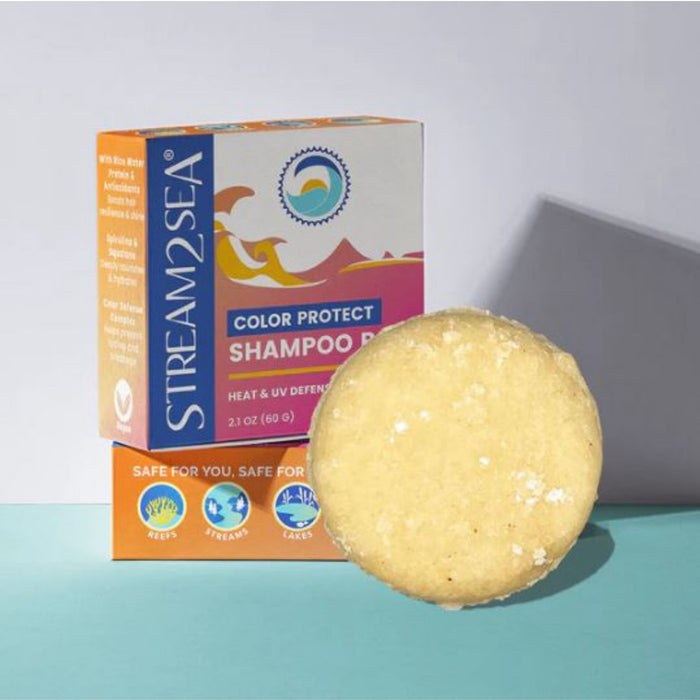 Stream2Sea Color Protect Shampoo Bar, Heat & UV Defense