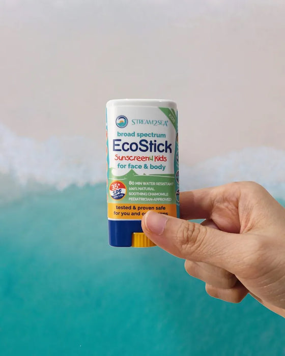 Stream2Sea EcoStick Sunscreen for Kids with Eco-Safe Zinc™