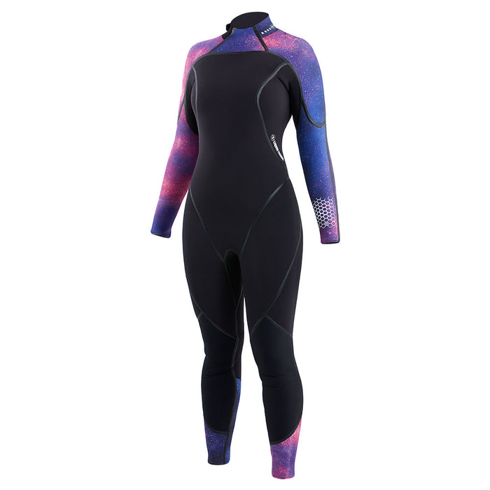 Aqua Lung Womens AquaFlex 3mm Back-Zip Scuba Diving Wet Jumpsuit